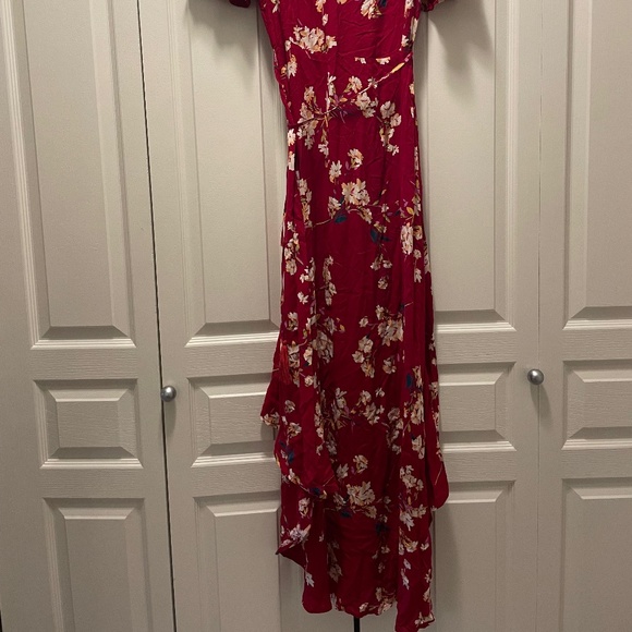 Floral Wrap Maxi Dress - Picture 5 of 6